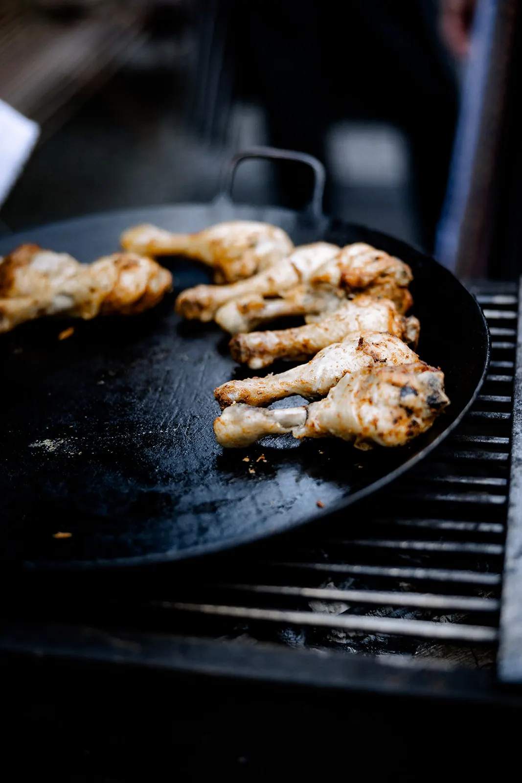 Hähnchen in der großen Grillpfanne
