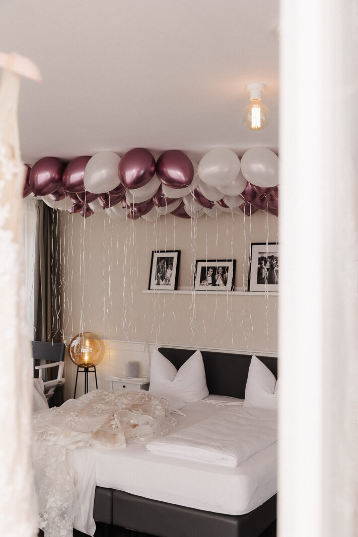 Hotelzimmer für das Brautpaar auf dem Hohen Darsberg