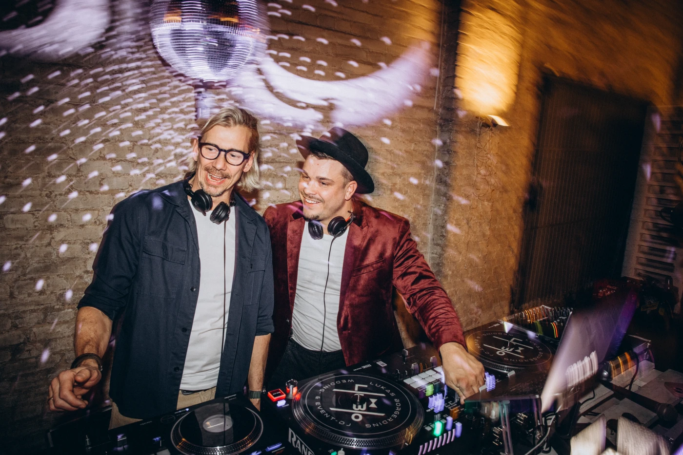 Alex Maus at the DJ booth